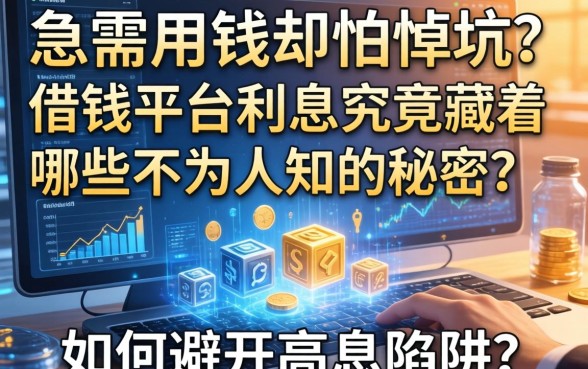 急需用钱却怕掉坑？借钱平台利息究竟藏着哪些不为人知的秘密？如何避开高息陷阱？