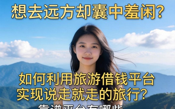 想去远方却囊中羞涩？如何利用旅游借钱平台实现说走就走的旅行？靠谱平台有哪些？