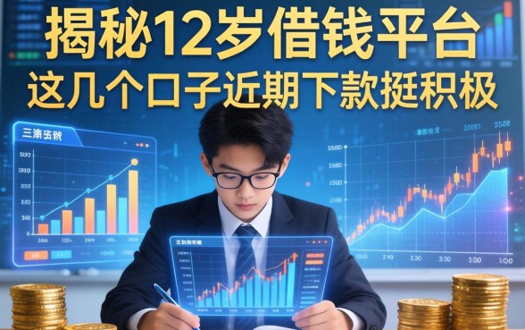 揭秘12岁借钱平台：这几个口子近期下款挺积极
