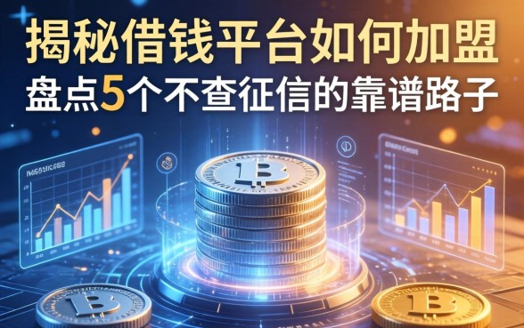 揭秘借钱平台如何加盟：盘点5个不查征信的靠谱路子