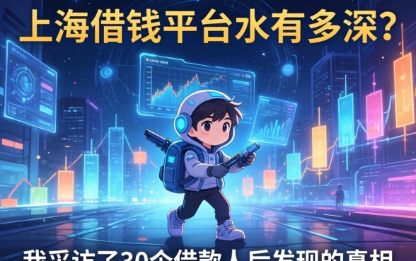 上海借钱的平台水有多深？我采访了30个借款人后发现的真相