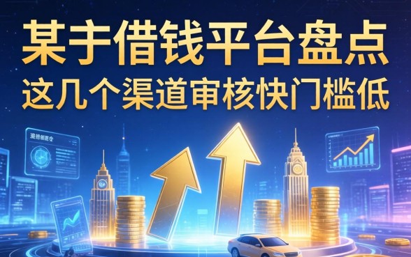 怀集借钱平台盘点：这几个渠道审核快门槛低