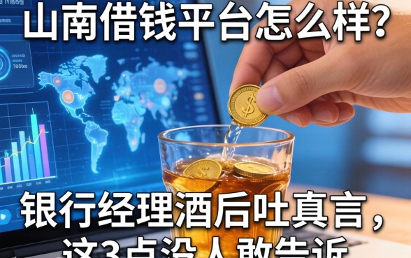 山南借钱平台怎么样？银行经理酒后吐真言，这3点没人敢告诉你
