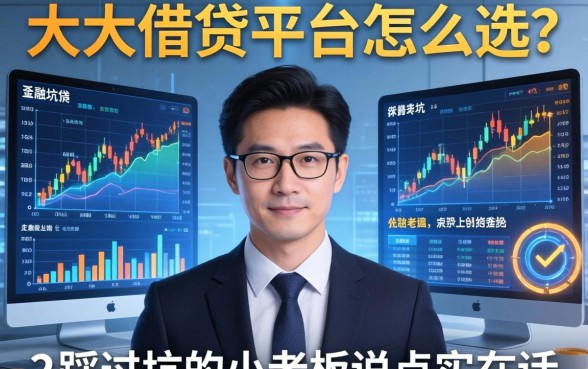 大的借钱平台怎么选？一个踩过坑的小老板说点实在话