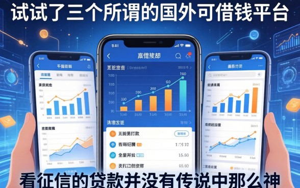 我试了三个所谓的国外可借钱平台，发现不看征信的贷款并没有传说中那么神