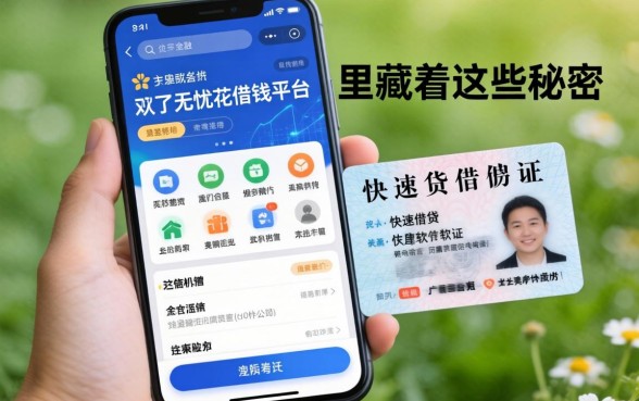 我试了无忧花借钱平台，发现手机和身份证快速借钱软件里藏着这些秘密