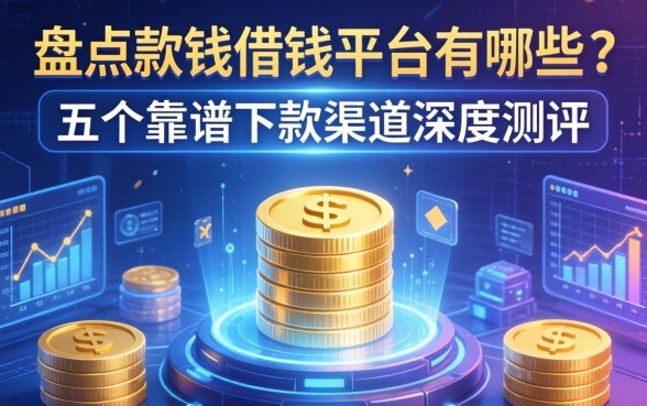 盘点款钱借钱平台有哪些？五个靠谱下款渠道深度测评