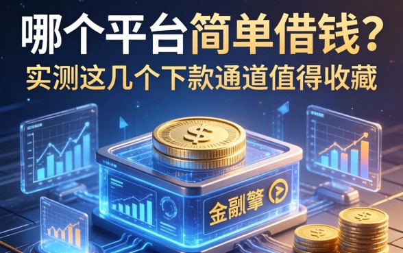 哪个平台简单借钱？实测这几个下款通道值得收藏