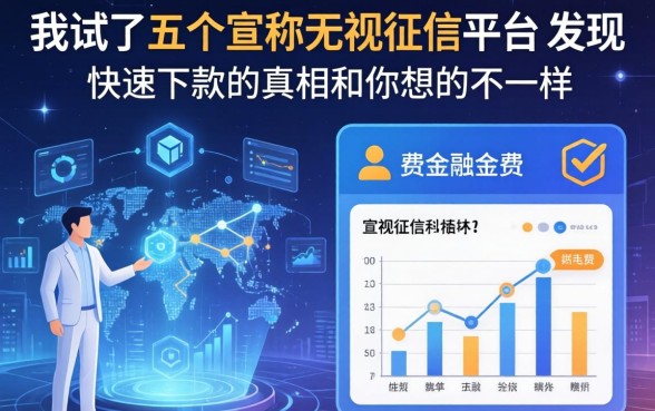 我试了五个宣称无视征信的平台，发现快速下款的真相和你想的不一样