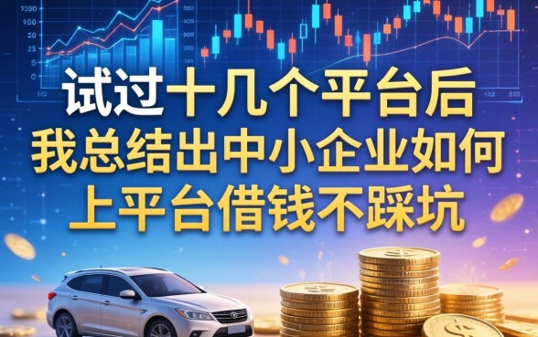试过十几个平台后，我总结出中小企业如何上平台借钱不踩坑