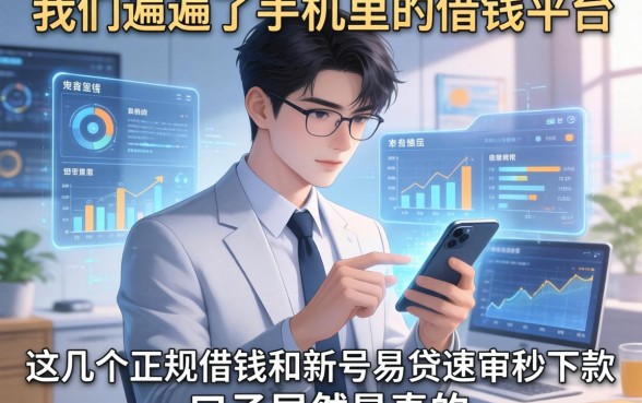 我翻遍了手机里的借钱平台，发现这几个正规借钱和新号易贷速审秒下款口子居然是真的