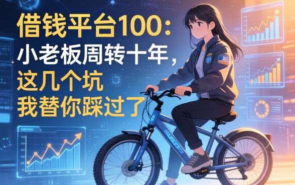 借钱的平台100：小老板周转十年，这几个坑我替你踩过了