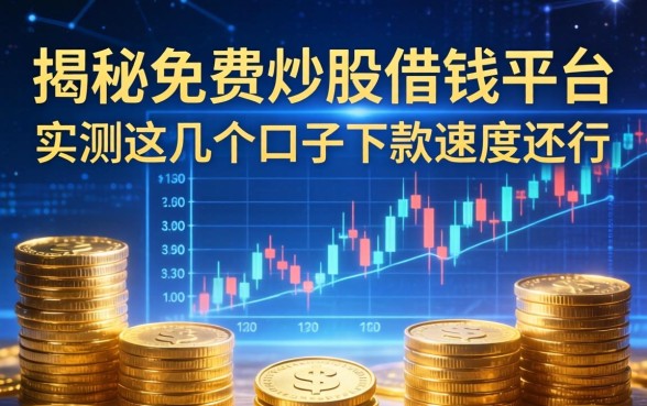 揭秘免费炒股借钱平台：实测这几个口子下款速度还行