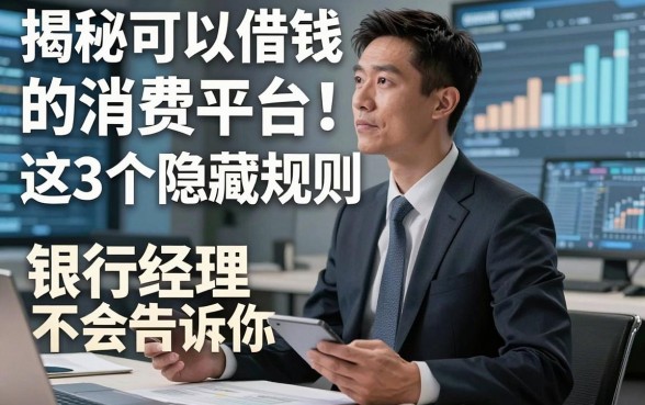 揭秘可以借钱的消费平台：这3个隐藏规则银行经理不会告诉你