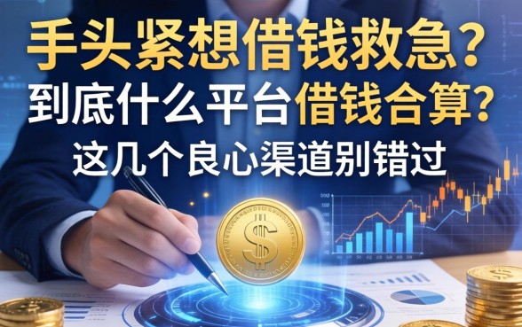 手头紧想借钱救急？到底什么平台借钱合算？这几个良心渠道别错过
