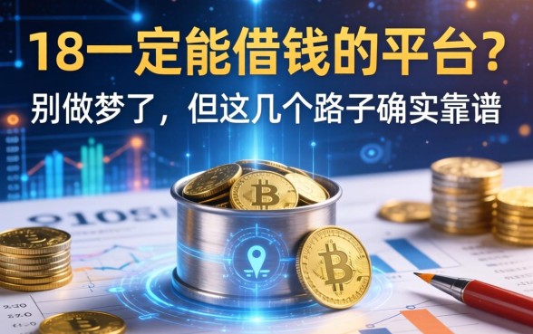 18一定能借钱的平台？别做梦了，但这几个路子确实靠谱