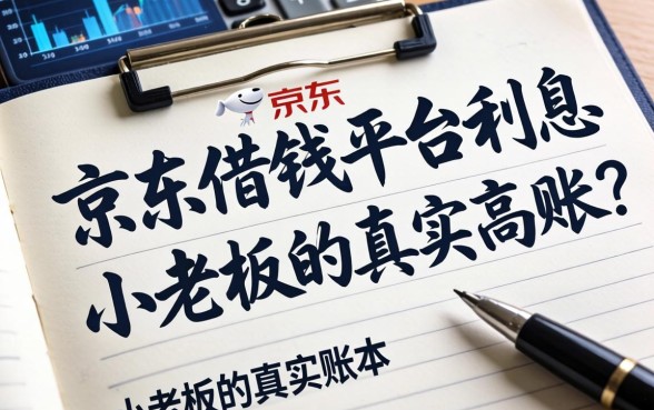 京东借钱平台利息到底高不高?小老板的真实账本