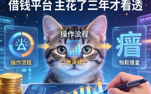 借钱平台操作流程里的猫腻，我花了三年才看透