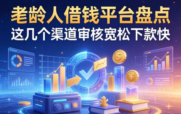 大龄人借钱平台盘点：这几个渠道审核宽松下款快
