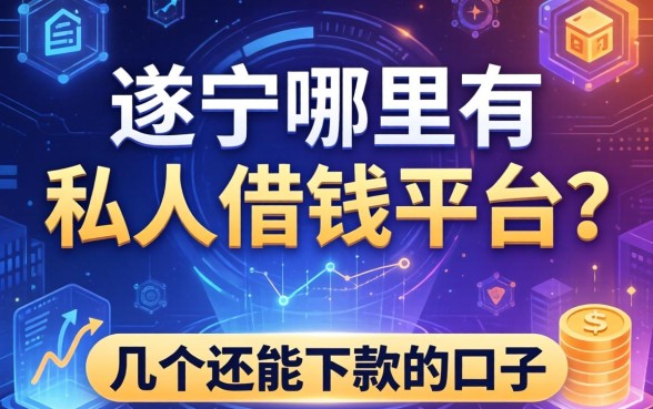 遂宁哪里有私人借钱平台？整理了几个还能下款的口子