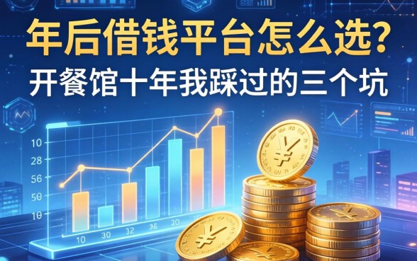 年后借钱平台怎么选？开餐馆十年我踩过的三个坑