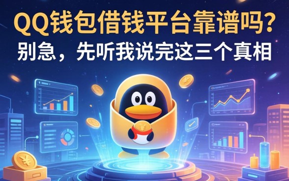 QQ钱包借钱平台靠谱吗？别急，先听我说完这三个真相