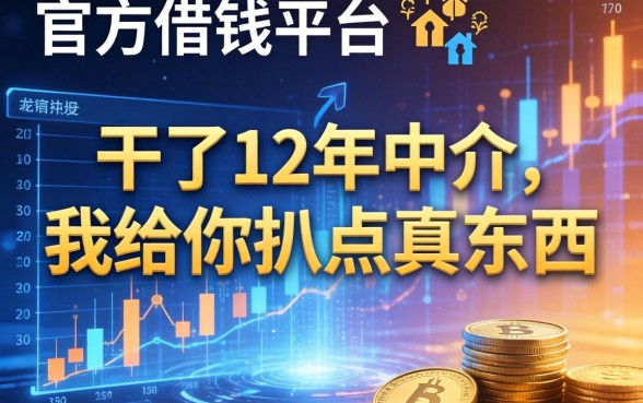 官方的借钱平台：干了12年中介，我给你扒点真东西