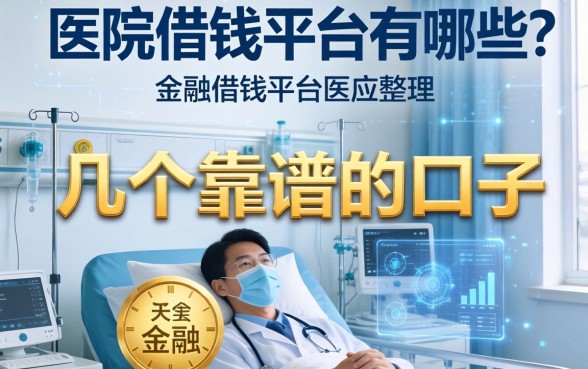 医院借钱平台有哪些？整理了几个靠谱的口子