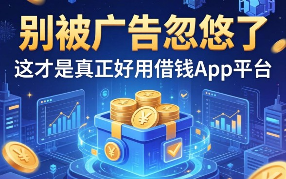 别被广告忽悠了，这才是真正好用借钱app平台