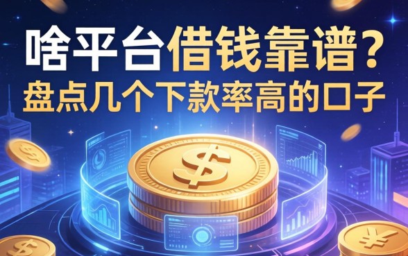 啥平台借钱靠谱？盘点几个下款率高的口子