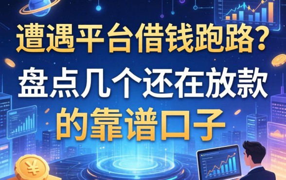 遭遇平台借钱跑路？盘点几个还在放款的靠谱口子