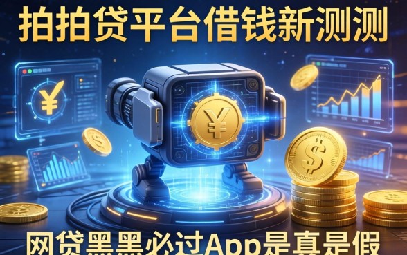 拍拍贷平台借钱实测，网贷黑户必过app是真是假