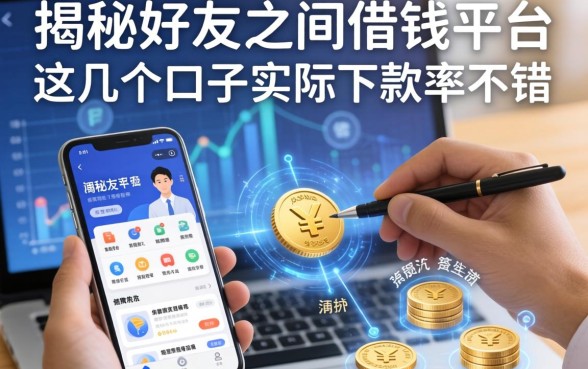 揭秘好友之间借钱平台，这几个口子实际下款率不错