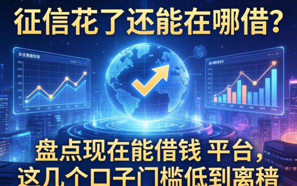 征信花了还能在哪借？盘点现在能借钱的平台，这几个口子门槛低到离谱