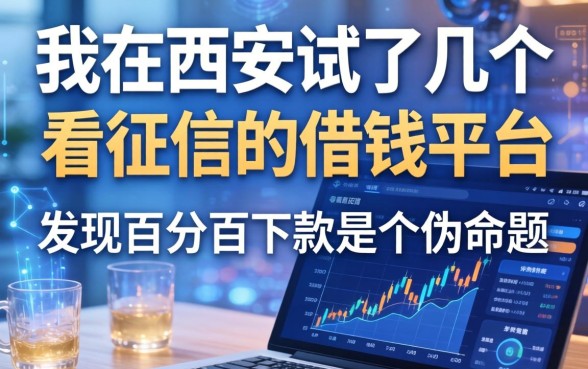 我在西安试了几个不看征信的借钱平台，发现百分百下款是个伪命题