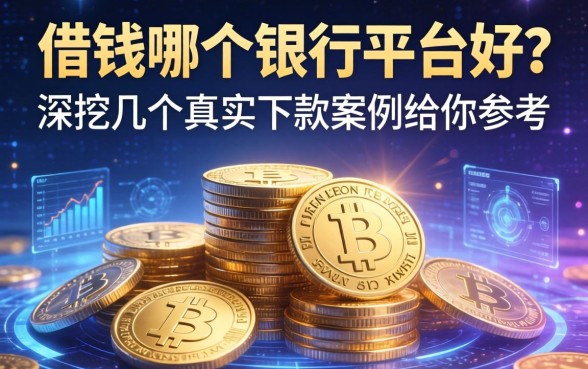 借钱哪个银行平台好？深挖几个真实下款案例给你参考
