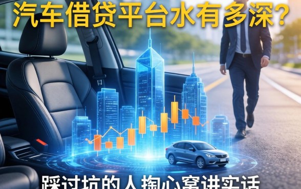 汽车借钱平台水有多深？一个踩过坑的人掏心窝讲实话