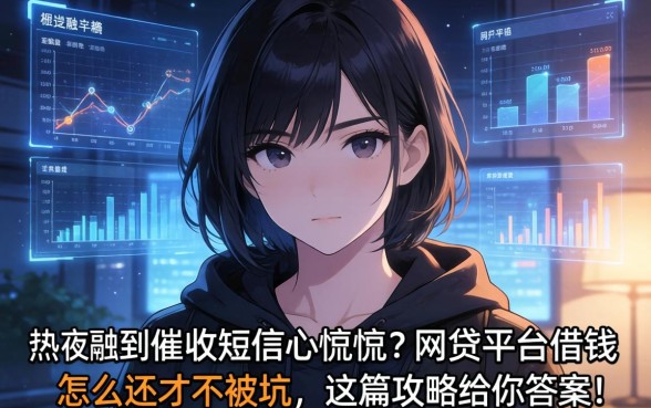 深夜收到催收短信心慌慌？网贷平台借钱怎么还才不被坑，这篇攻略给你答案！