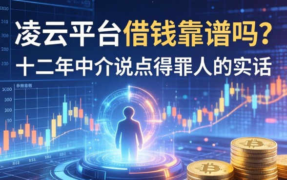 凌云平台借钱靠谱吗？十二年中介说点得罪人的实话