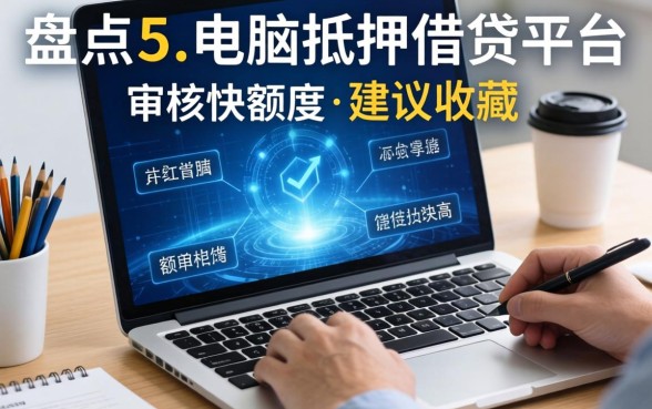 盘点5个电脑抵押借钱平台，审核快额度高建议收藏