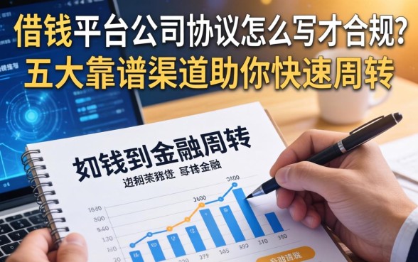 借钱的平台公司协议怎么写才合规？五大靠谱渠道助你快速周转