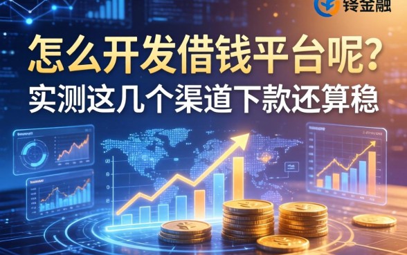 怎么开发借钱平台呢？实测这几个渠道下款还算稳