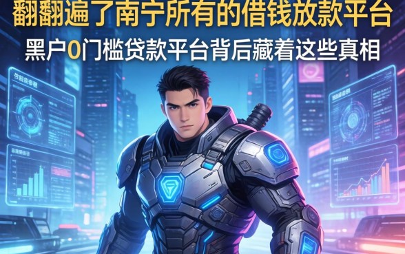 我翻遍了南宁所有的借钱放款平台，发现黑户0门槛贷款平台背后藏着这些真相