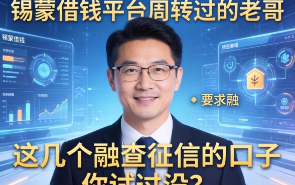 在锡盟借钱平台周转过的老哥，这几个不查征信的口子你试过没？