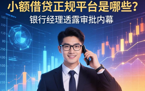 小额借钱的正规平台是哪些？银行经理透露审批内幕
