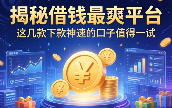 揭秘借钱最爽平台：这几款下款神速的口子值得一试