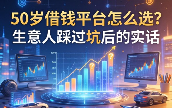 50岁借钱平台怎么选？一个生意人踩过坑后的实话