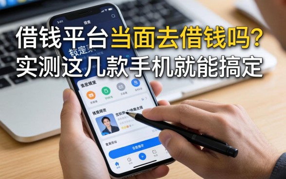 借钱平台要当面去借钱吗？实测这几款手机就能搞定