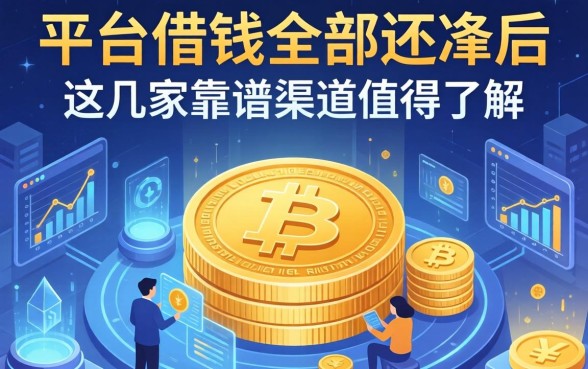 平台借钱全部还清后，这几家靠谱渠道值得了解