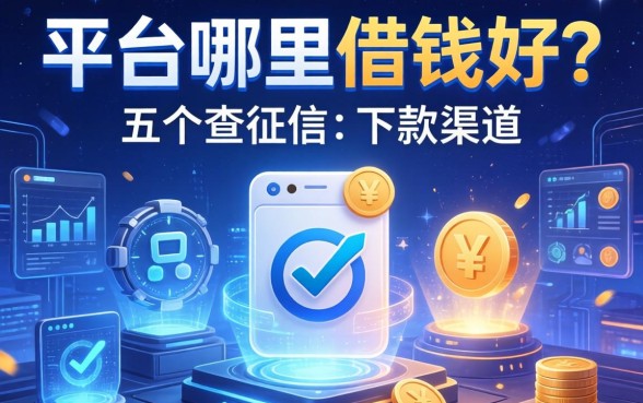 平台哪里借钱好？分享五个不查征信的下款渠道